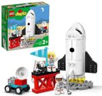 LEGO 10944 DUPLO Spaceshuttle Weltraummission, Spielzeug-Rakete mit Steine für Kleinkinder, Mädchen und Jungen ab 2 Jahre, mit Astronauten-Figuren