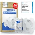 Adlersfeld®, Steckdosen Kindersicherung, Steckdosenschutz zum Kleben, Kindersicherung für Steckdose, Steckdosensicherung für Babys und Kinder