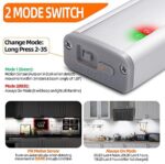 Meromore, Schrankbeleuchtung mit Bewegungsmelder, 30 er LED Wiederaufladbar Schranklicht, USB Nachtlicht für Küche, Kleiderschrank, Treppe (3 PACK) – Bild 3