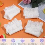 SATINIOR 6 Paare Rüschen Söckchen Spitze Rüschen Socken Frauen – Bild 3