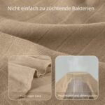 momcozy Baby Pucktuch, Mulltuch 120 x 120cm 4er Set, Mullwindeln aus Baumwolle und Bambus, Bio-Baumwolle Pucktuch Wickeltuch Baby Swaddle Blanket – Bild 7