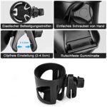 Eletorot, Getränkehalter für Kinderwagen Zubehör Buggy, Eletorot Universal Fahrrad Kinderwagen Buggy Flaschenhalter Babyflasche Flaschenhalter für Trinkflaschen Nuckelflaschen Kaffeehalter – Bild 6