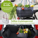 Tebewo Filztasche Premium - praktische Einkaufstasche - modische Shopping Bag - Einkaufskorb aus Filz - faltbare Tragetasche – Bild 4