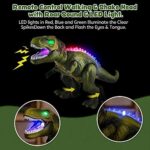 JOYIN Kinder LED Ferngesteuertes Dinosaurier Spielzeug, Elektronik T-Rex Dino Spielzeug mit Gehen, Brüllen, leuchtenden Augen und Kopfschütteln für Kleinkinder Jungen Mädchen – Bild 3