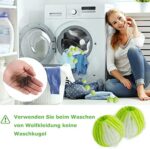 Tierhaarentferner Waschmaschine, 12 Stücke Fusselbälle Waschmaschine, Wiederverwendbar Fusselpfote für Waschmaschine, Haarentferner Tierhaare, Haarfänger für Wäschetrockner und Waschmaschine – Bild 7