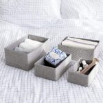 La Jolíe Muse Aufbewahrungskorb Aufbewahrungsboxen, Biologisch Handarbeit aus Papier Pappe, Umweltfreundliche Körbe für Accessoires Schminke – Bild 6