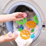 Tierhaarentferner Waschmaschine 8 Stück, Wiederverwendbarer Tierhaare Waschmaschine Entfernen, Fusselpfote für Waschmaschine Haarfänger Waschmaschine, Entfernt Fell in Trockner und Waschmaschine – Bild 6