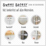Sweet Safety® Baby Schubladensicherungen, Bombenfest, TÜV geprüfte Kindersicherung für Möbel, 6 Stück – Bild 3