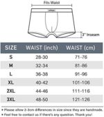 wirarpa Boxershorts Herren Mikrofaser Männer Unterwäsche Trunks Soft Modal Men Unterhosen Retroshorts für Herren – Bild 5