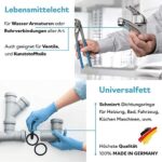 Plemont 25g Silikonfett inkl. Milchschlauchbürsten. Schmierfett für Kaffeevollautomat, Dichtungen, gut für Armaturen, Dichtungen, O-Ringe - Armaturenfett - universell anwendbar, Silicone grease (25g) – Bild 6