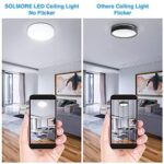 SOLMORE LED Deckenleuchte 24W, LED Deckenlampe Rund, Wasserfest Badlampe Ø23cm, Decke Lampen Deckenbeleuchtung ideal für Badezimmer Schlafzimmer Balkon Küche und Wohnzimmer – Bild 3