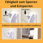 BeeGo Magnetische Kindersicherung Schrank und Schubladensicherung Baby – Bild 6