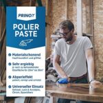 Prinox® Polierpaste mit Tuch – Für Acryl, Harz, Lack, Chrom & Kunststoff – Entfernt Kratzer & Mattierungen – Bild 4