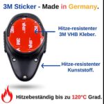 YDM Kids, Backofentür Kindersicherung,  mit Hitze resistentem Kleber, Doppel-Druck-Knopf, Rückstands-los entfernbar, Backofentür Sperre zum Kleben, Backofen Baby Sicherung, Herdknopf Schutz – Bild 5
