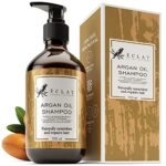 Eclat Skincare, BIO-Arganöl-Shampoo, 5X MEHR FEUCHTIGKEITSSPENDENDE OMEGA-6-FETTSÄUREN für geschmeidigeres, gesünderes Haar mit nährstoffreichem Jojoba- und Mandelöl