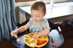 PandaEar Silikon Baby Teller Rutschfest Kinder Tischset mit Saugnäpfen, Geteilte Standfeste Babyteller Kleinkind Teller, BPA-Frei - 3er Pack, Spülmaschinen und MikrowellenFest, Blau Grün Gelb – Bild 4