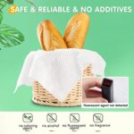 GothicBride Einweg Gesichtstuch 100% Baumwolle Non-Woven Baumwolle Weiches, Einwegwaschtuch, Sauber Weiches Tuch, Reinigungstuch, 80Stück für empfindliche Haut – Bild 2