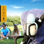 BUNDLEPRO Getränkehalter für Kinderwagen,Universal Getränkehalter für Fahrrad, 2 Stücke,360 Grad Rotation, Flaschenhalter Wasser Becherhalter für Trolleys Mountainbikes,Kinderwagen und Rollstuhl – Bild 3