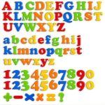 Coogam Grossbuchstaben Kleinbuchstaben Buchstaben und Zahlen für Kinder A-Z Alphabet Kühlschrankmagnete Pädagogische Spielzeug für Vorschule ABC Lernen (78 Stück) – Bild 2
