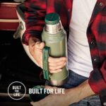 Stanley Classic Legendary Bottle Hammertone Green - Edelstahl Thermosflasche - BPA-frei -  Spülmaschinenfest - Deckel dient als Becher – Bild 6