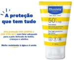 Mustel, Sonnencreme mit sehr hohem Schutzfaktor LSF 50+ , für Gesicht und Körper für Babys und Kinder, 100 ml – Bild 3