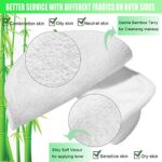 Pinowu, 16 Stück Makeup Entferner Pads, Bambus Abschminkpads Cleansingpads mit Wäschebeutel, Superweich Waschbare Wiederverwendbare,Wischt Gesicht Auge Sauber für Frauen Männer – Bild 2