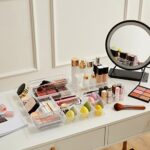 Lifewit 25 Stücke Schubladen Organizer aus klarem Kunststoff, Schreibtisch Schubladenteiler, Tabletts, Kommode Aufbewahrungsboxen Trennbox für Make-up, Schmuck und Gadgets, Schlafzimmer, Bad, Büro – Bild 7
