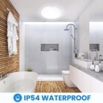SOLMORE LED Deckenleuchte 24W, LED Deckenlampe Rund, Wasserfest Badlampe Ø23cm, Decke Lampen Deckenbeleuchtung ideal für Badezimmer Schlafzimmer Balkon Küche und Wohnzimmer – Bild 6
