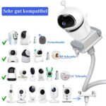 EYSAFT Babyphone Halterung,Kamera Halterung Universal Baby Kamera Handyhalter, Baby Monitor halter,Flexible Kamera Ständer für Kinderzimmer Kompatibel mit den meisten Babyphone – Bild 2
