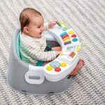 Infantino Musik & Licht 3 in 1 Discovery Sitz & Booster, Mitwachsender Babystuhl Booster Seat & Esszimmerstuhl, Mit Spielzeug und Snacktablett, Für Babys und Kleinkinder – Bild 6