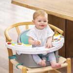 Infantino Musik & Licht 3 in 1 Discovery Sitz & Booster, Mitwachsender Babystuhl Booster Seat & Esszimmerstuhl, Mit Spielzeug und Snacktablett, Für Babys und Kleinkinder – Bild 8