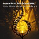 Gadgy Solarlampen für aussen Garten 2er Set, Wasserdichte Solar Leuchten Garten als Garten Deko draussen, LED Laternen für draussen, Gartenleuchten solar [Energieklasse A] – Bild 5