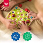 Nene Toys  – Gedächtnis Spiel aus Holz für Kinder im Alter von 3, 4, 5 Jahren mit 10 Lustigen Mustern – Pädagogisches Spielzeug, Fördert Gedächtnis und Kognitive Fähigkeiten – Bild 2