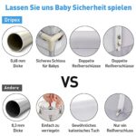 Dripex Laufstall Baby, Laufgitter Absperrgitter mit atmungsaktivem Netz Schutzgitter Krabbelgitter für Kinder, Sicherheitsspielplatz – Bild 7
