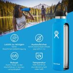 HYDRO FLASK - Trinkflasche  - Vakuumisolierte Wasserflasche aus Edelstahl - Sportflasche mit auslaufsicherem Flex Cap-Deckel - Thermoflasche Spülmaschinenfest - Standard-Öffnung – Bild 2