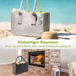 Tebewo Filztasche Premium - praktische Einkaufstasche - modische Shopping Bag - Einkaufskorb aus Filz - faltbare Tragetasche – Bild 7