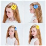 choicbaby, 60pcs 3 Zoll Baby Mädchen Haarschleifen Krokodilklemmen Grosgrain Band Windrad Haarspangen für Babys Kinder Kleinkinder Teenager Geschenke in Paaren – Bild 5