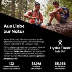 HYDRO FLASK - Trinkflasche  - Vakuumisolierte Wasserflasche aus Edelstahl - Sportflasche mit auslaufsicherem Flex Cap-Deckel - Thermoflasche Spülmaschinenfest - Standard-Öffnung – Bild 4
