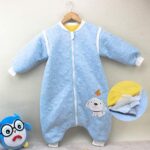 MIKAFEN Schläfsack Baby Langarm Frühling kinderSchlafsack, Hund Muster Baby Schlafsack mit Füssen Baumwolle Junge Mädchen Unisex ganzjahres Schlafanzug – Bild 2