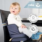 roba Boostersitz, mobiler aufblasbarer Kindersitz mit erhöhten Seitenteilen, flexible Sitzerhöhung für zuhause und unterwegs, 1 Stück (1er Pack) – Bild 6