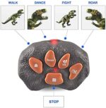 JOYIN Kinder LED Ferngesteuertes Dinosaurier Spielzeug, Elektronik T-Rex Dino Spielzeug mit Gehen, Brüllen, leuchtenden Augen und Kopfschütteln für Kleinkinder Jungen Mädchen – Bild 2