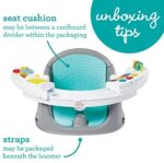Infantino Musik & Licht 3 in 1 Discovery Sitz & Booster, Mitwachsender Babystuhl Booster Seat & Esszimmerstuhl, Mit Spielzeug und Snacktablett, Für Babys und Kleinkinder – Bild 3