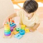 Melissa & Doug | Lernspielzeug | Holzspielzeug mit Formen | 2+ | Geschenk für Jungen oder Mädchen – Bild 5