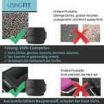 USINGFIT gewichtsmanschetten fuss Gewichte für Beine und Arme 2 * 0,5Kg / 2 * 1Kg / 2 * 1,5Kg / 2 * 2Kg Gewicht Hand Ankle Weights Set Fitness fussgewichte Handgelenk fussgewichte handgewichte – Bild 4