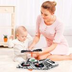TUMAMA Stoffbuch für Babys, Soft Bilderbuch Babyspielzeug Weiches Buch mit Tieren,Obst,Gemüse,Baby Knisterbuch Geschenke für Babys Kleinkind Neugeboren Jungen – Bild 9