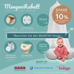 BEARTOP Kindersicherung Schrank, Schranksicherung Baby, Schrankschloss, BPA-frei, Einstellbare Länge, Starker Halt, 3cm-12cm, Weiss – Bild 5