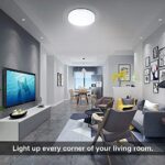 SOLMORE LED Deckenleuchte 24W, LED Deckenlampe Rund, Wasserfest Badlampe Ø23cm, Decke Lampen Deckenbeleuchtung ideal für Badezimmer Schlafzimmer Balkon Küche und Wohnzimmer – Bild 9