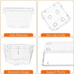 Lifewit 25 Stücke Schubladen Organizer aus klarem Kunststoff, Schreibtisch Schubladenteiler, Tabletts, Kommode Aufbewahrungsboxen Trennbox für Make-up, Schmuck und Gadgets, Schlafzimmer, Bad, Büro – Bild 4