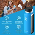 HYDRO FLASK - Trinkflasche - Isolierte Wasserflasche aus Edelstahl - Sportflasche mit auslaufsicherem Flex Cap-Deckel & Gurt - hermoflasche Spülmaschinenfest – Bild 2