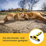 Thunderpaws Profi-Fellpflegewerkzeug, De-Shedding-Bürste für Haustiere, D-Shedz für Hunde oder Katzen mit kurzem oder langem Fell, für kleine, mittlere und grosse Rassen – Bild 5